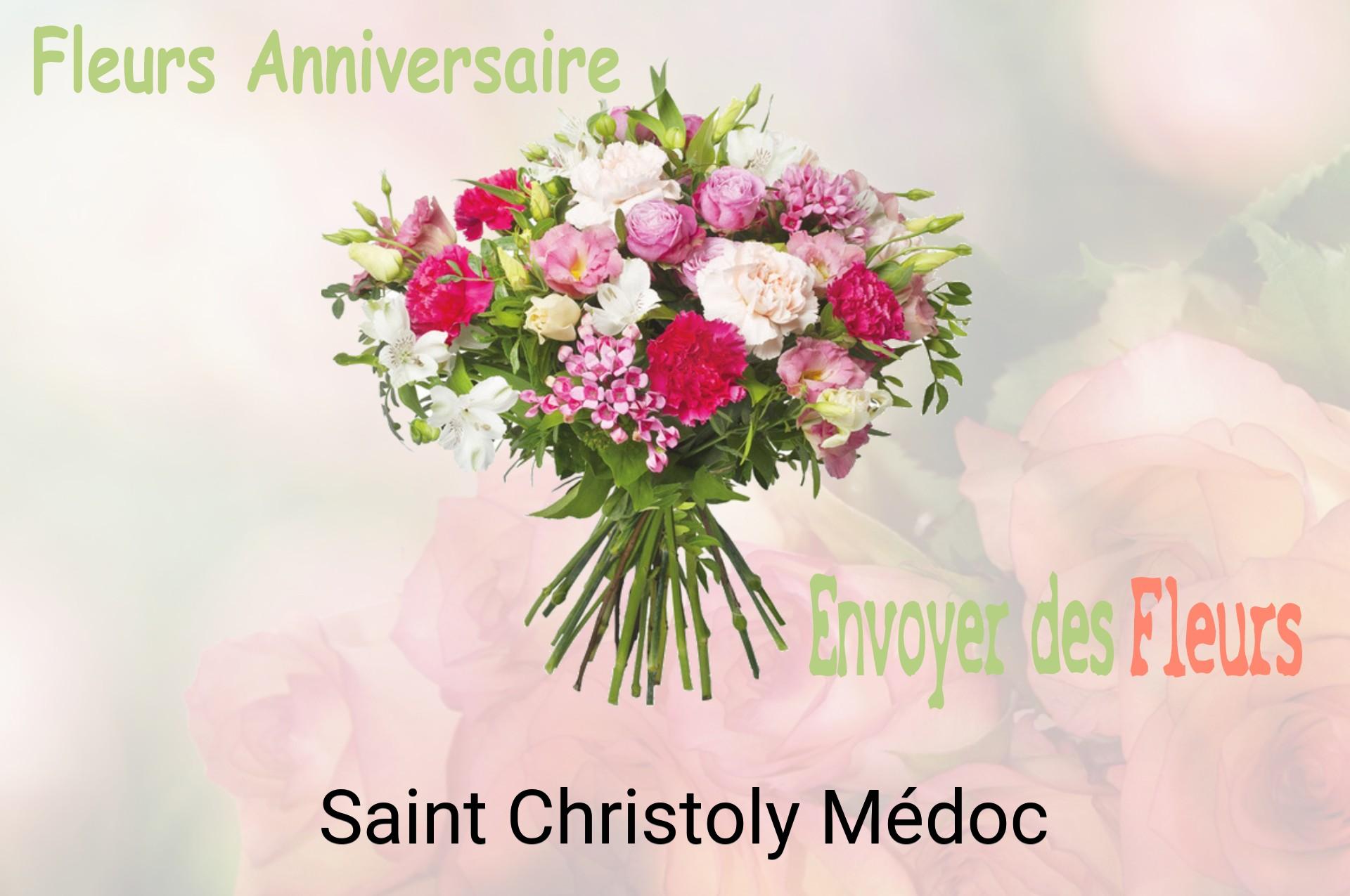 Bouquet de fleurs d’anniversaire livré à Saint-Christoly-Médoc